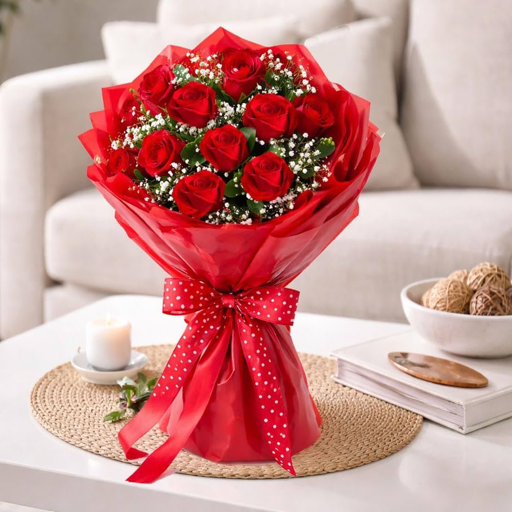 Classic Red Rose Vase (Copy)